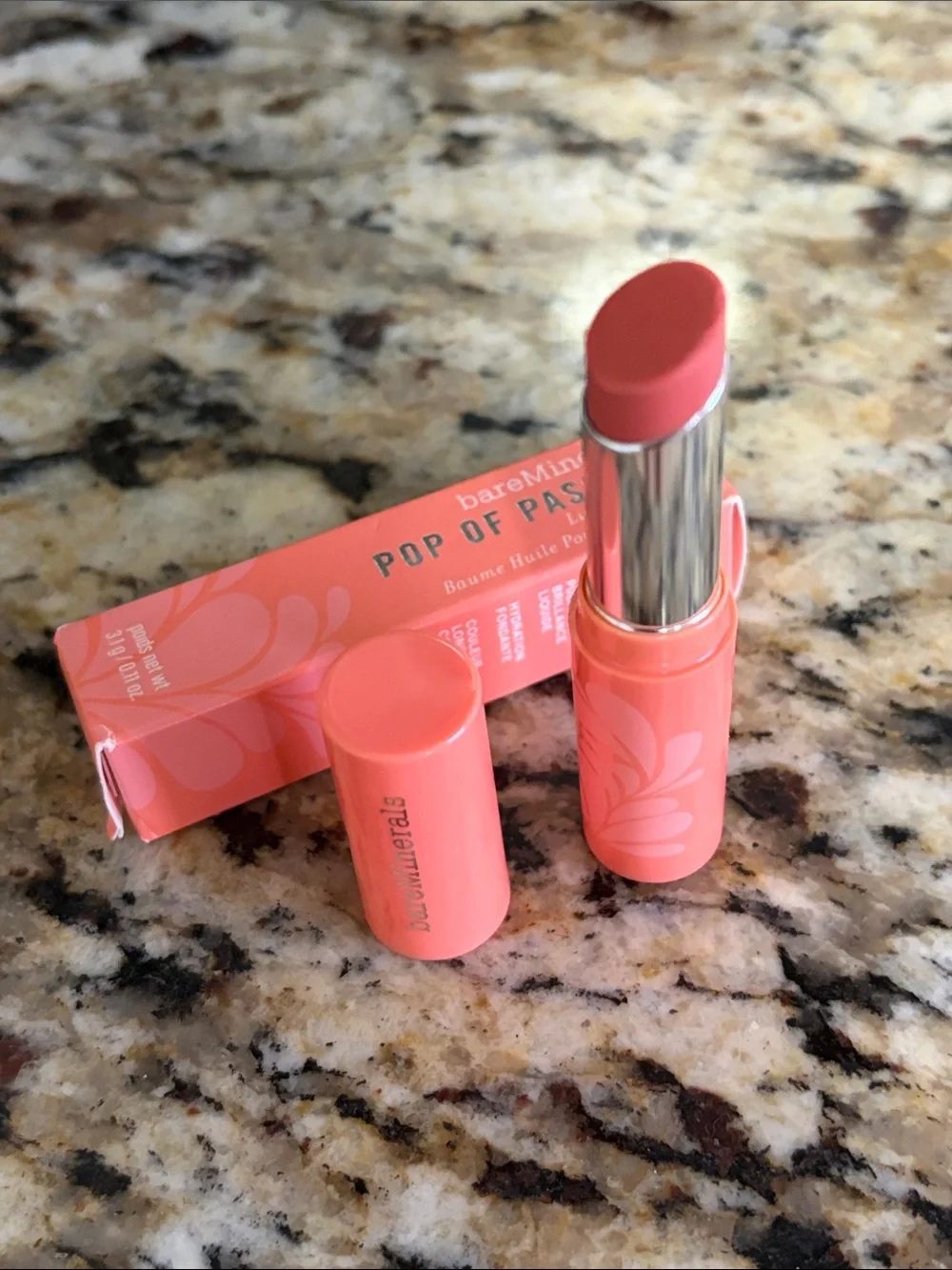 🖤💕Bareminerals Peach Passion Pop of Passion Lip Oil Balm